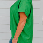 Feel Good Favorite Green Blouse - Jessi Jayne Boutique