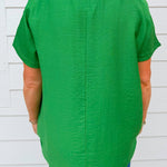 Feel Good Favorite Green Blouse - Jessi Jayne Boutique