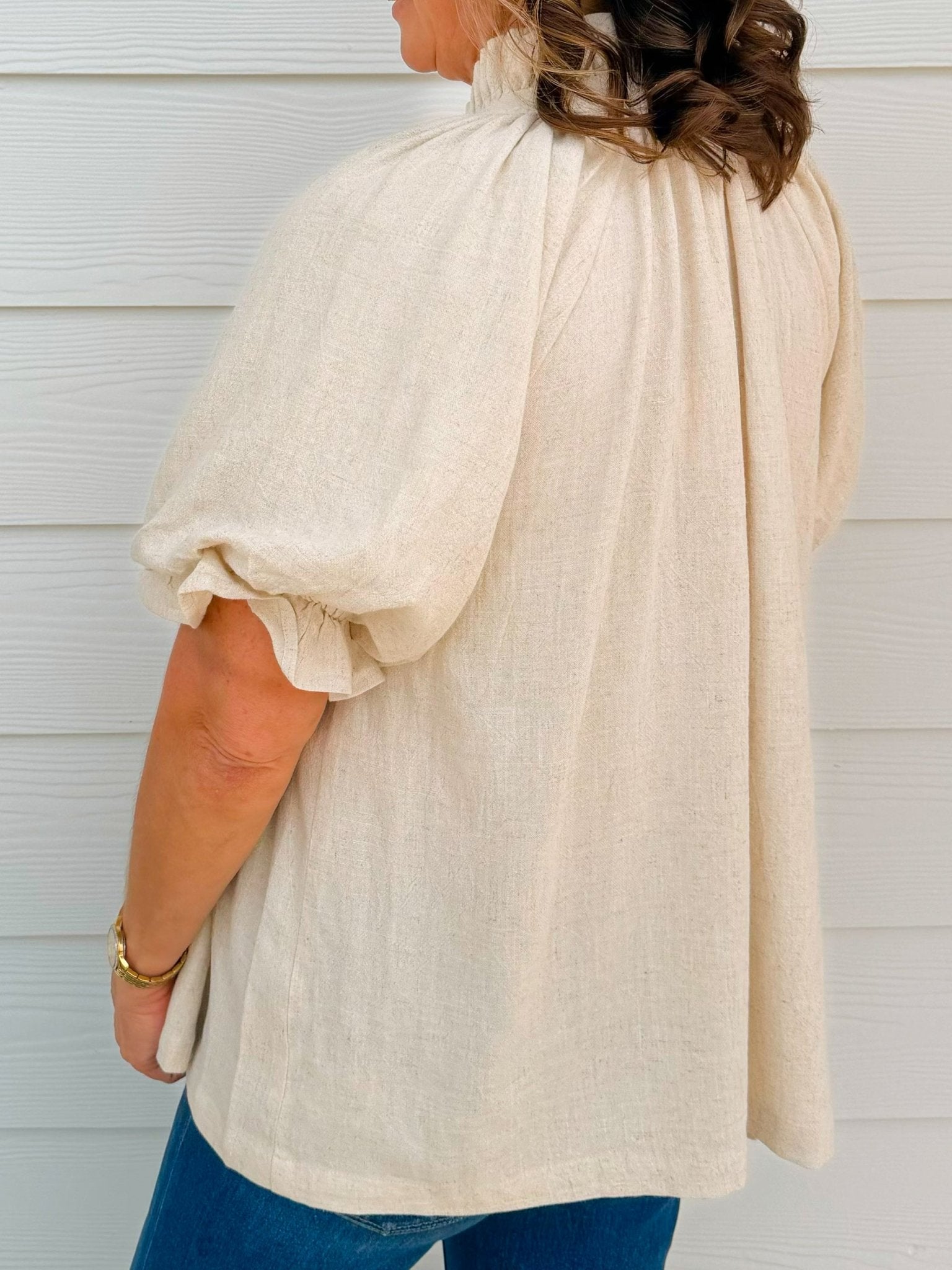 Soft Breeze Linen Top - Jessi Jayne Boutique