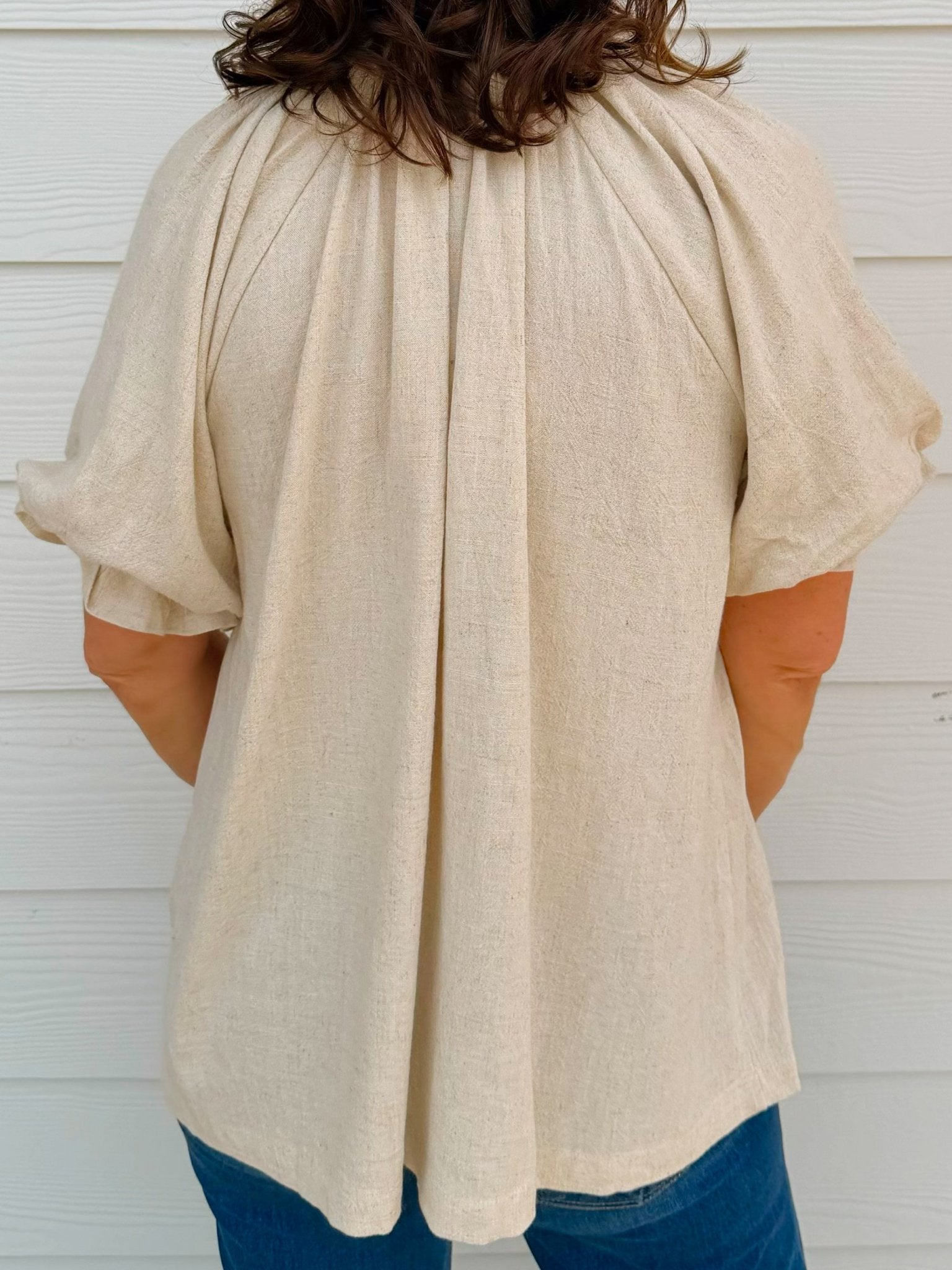 Soft Breeze Linen Top - Jessi Jayne Boutique