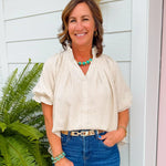 Soft Breeze Linen Top - Jessi Jayne Boutique