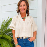 Soft Breeze Linen Top - Jessi Jayne Boutique