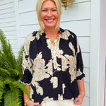 Moonlight Floral Blouse - Jessi Jayne Boutique