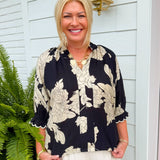 Moonlight Floral Blouse - Jessi Jayne Boutique