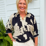 Moonlight Floral Blouse - Jessi Jayne Boutique