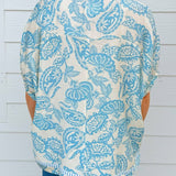 Misty Harbor Print Top - Jessi Jayne Boutique