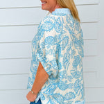 Misty Harbor Print Top - Jessi Jayne Boutique