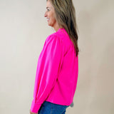 Bold Beginnings Ruffle Neck Long Sleeve Top - Jessi Jayne Boutique