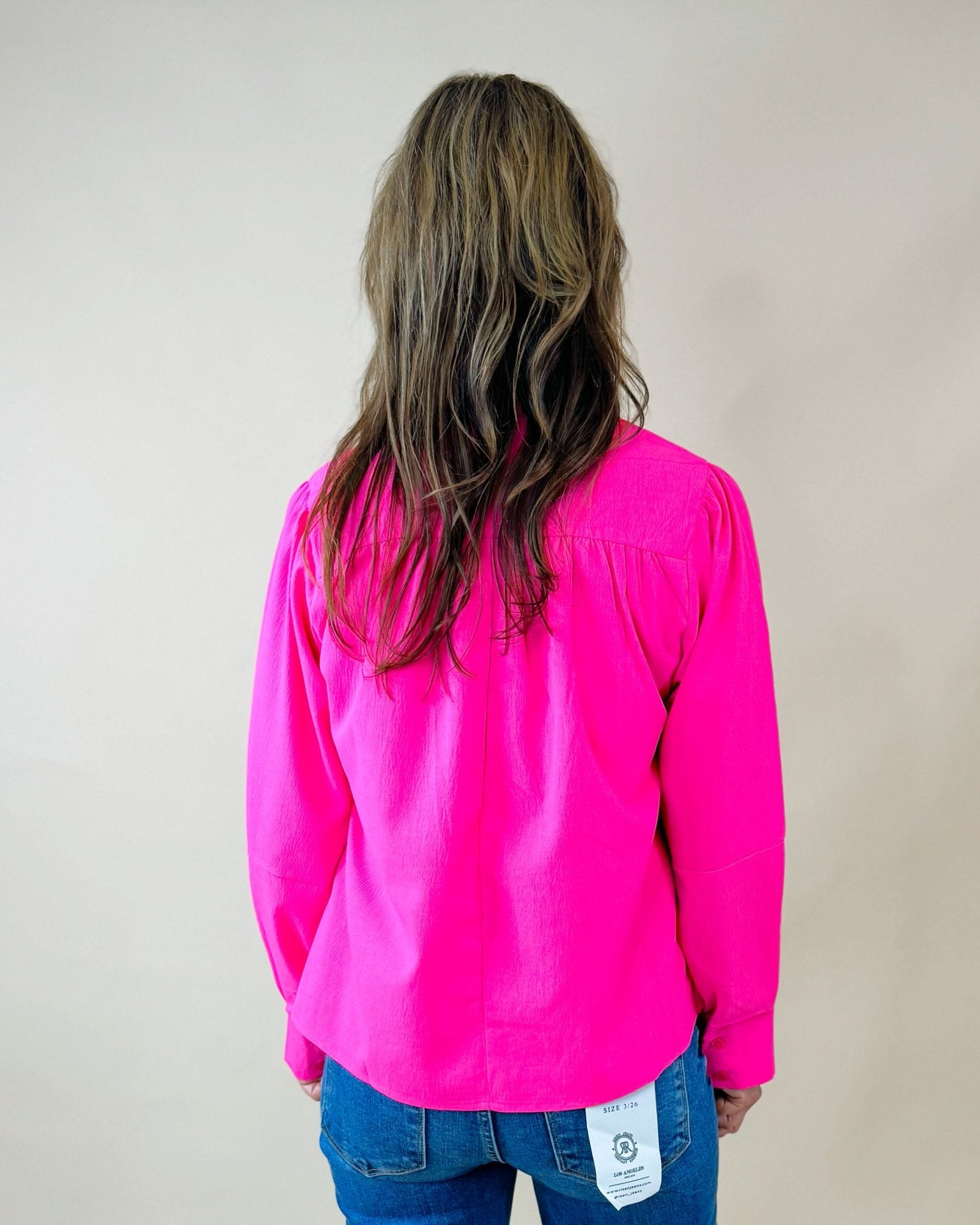 Bold Beginnings Ruffle Neck Long Sleeve Top - Jessi Jayne Boutique