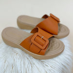 Pierre Dumas Davy New Tan Sandals - Jessi Jayne Boutique