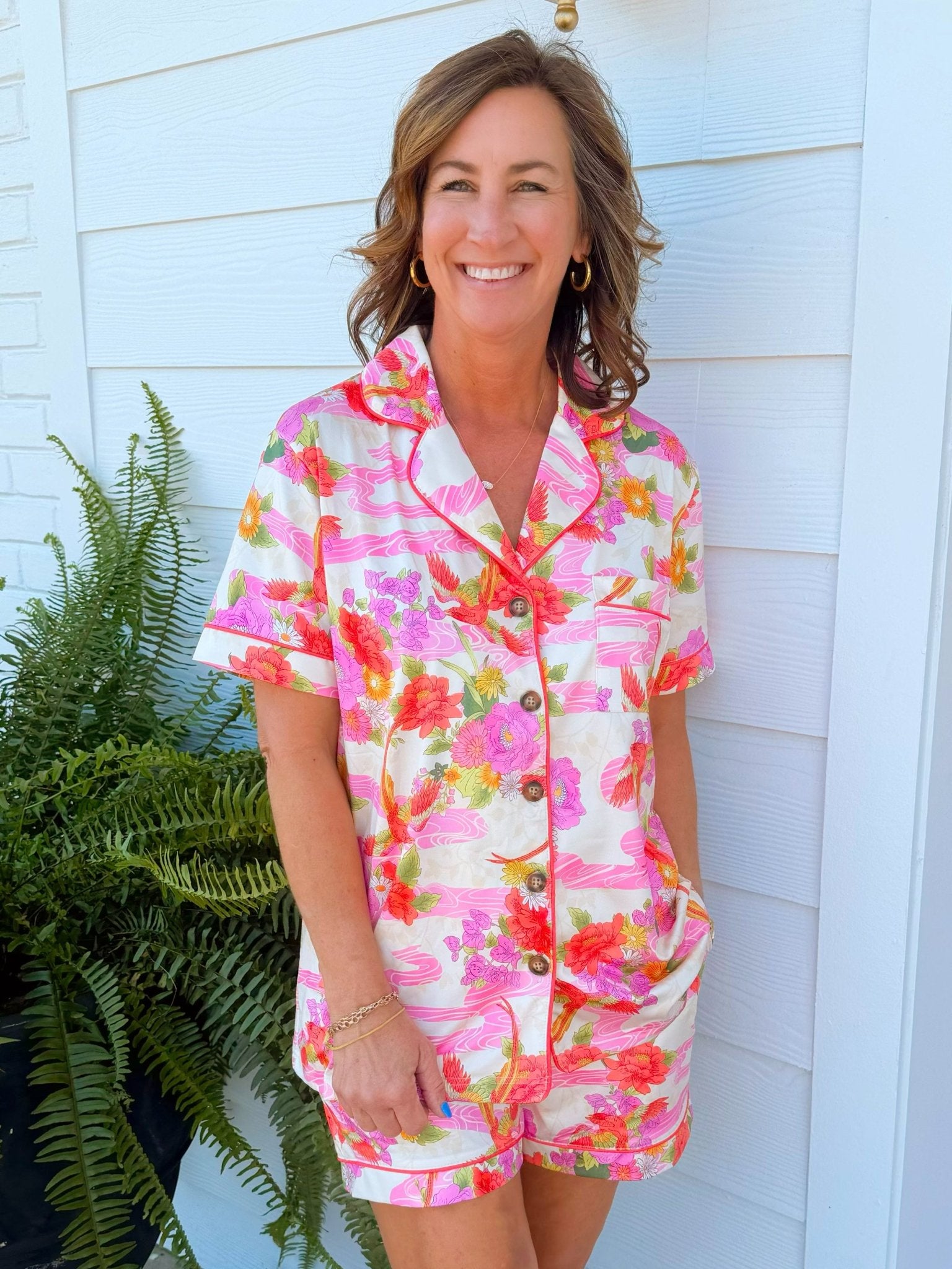 Mandarin Boho Loung Set - Jessi Jayne Boutique
