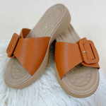 Pierre Dumas Davy New Tan Sandals - Jessi Jayne Boutique