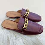 Corky Keepsake Burgundy Faux Leather Mules - Jessi Jayne Boutique