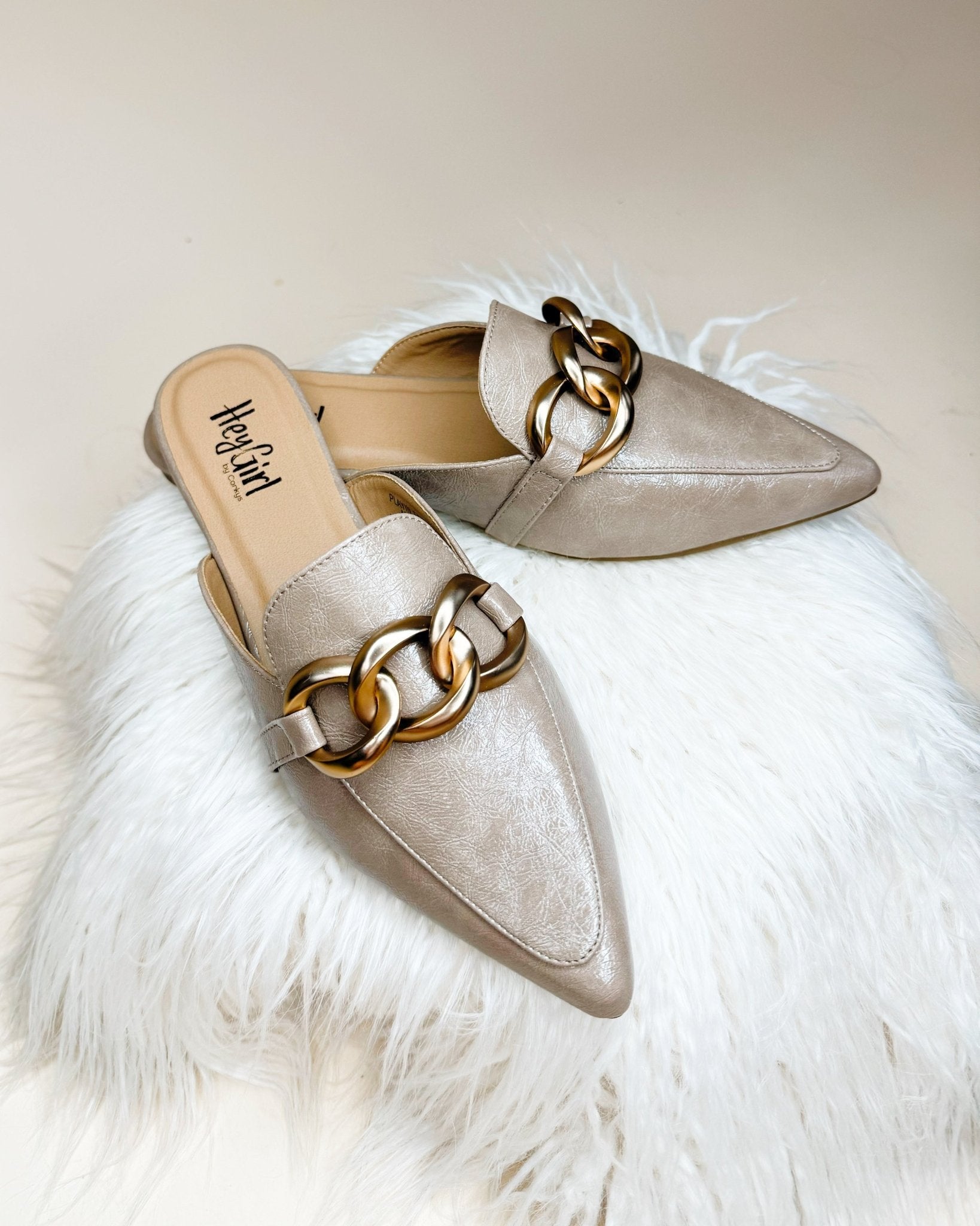 Corky Playin For Keeps Taupe Mule - Jessi Jayne Boutique