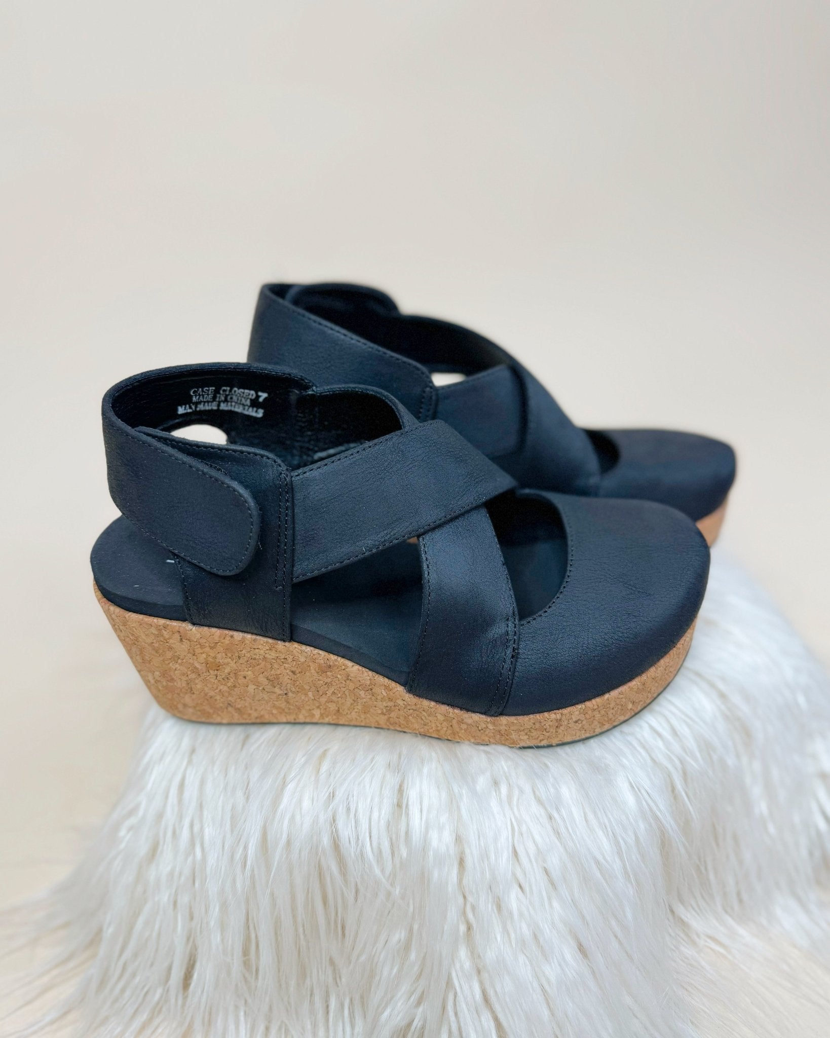 Corky Case Closed Black Wedge - Jessi Jayne Boutique