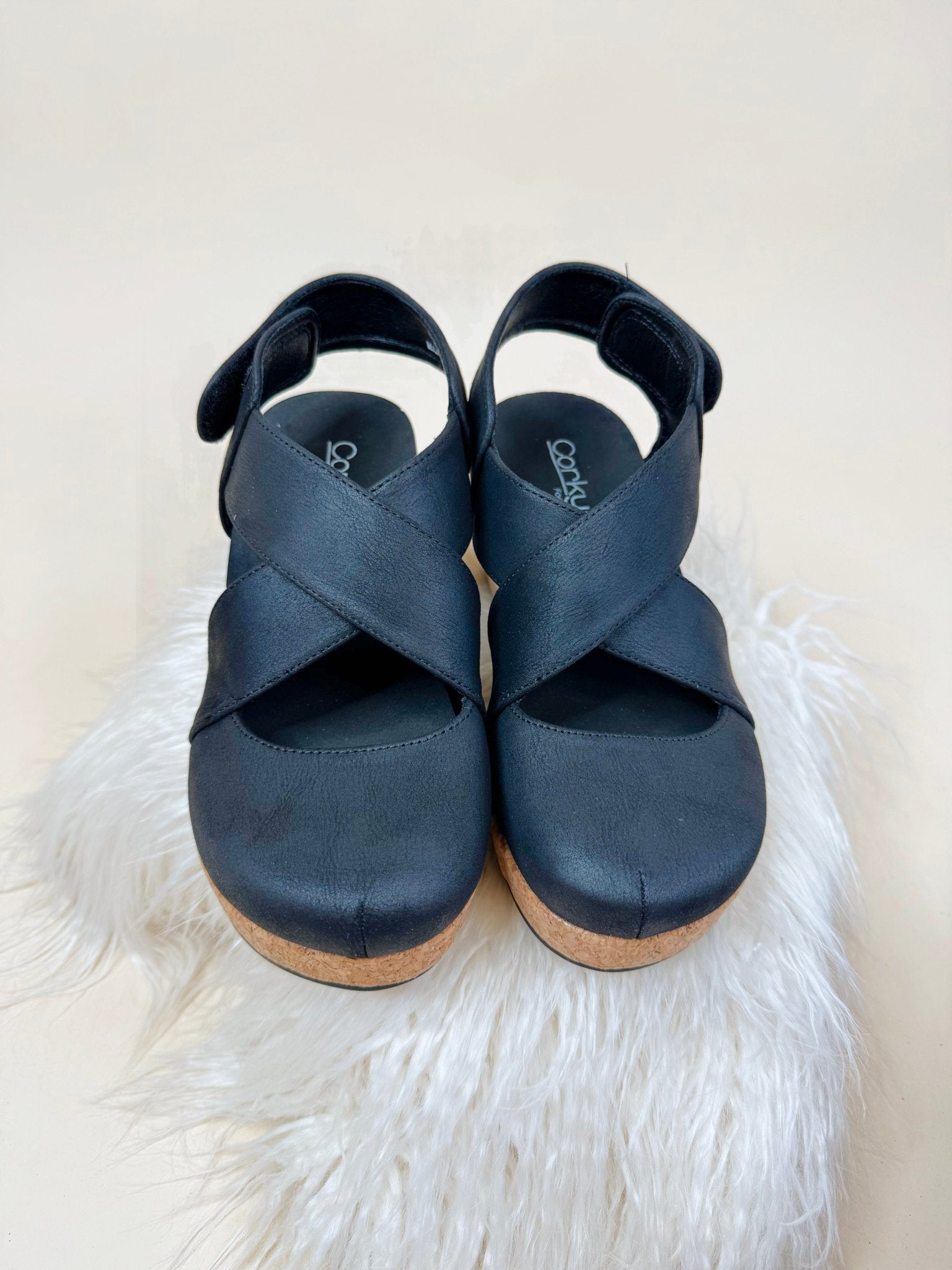 Corky Case Closed Black Wedge - Jessi Jayne Boutique
