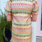 Sweet Magnolia Jacquard Dress - Jessi Jayne Boutique