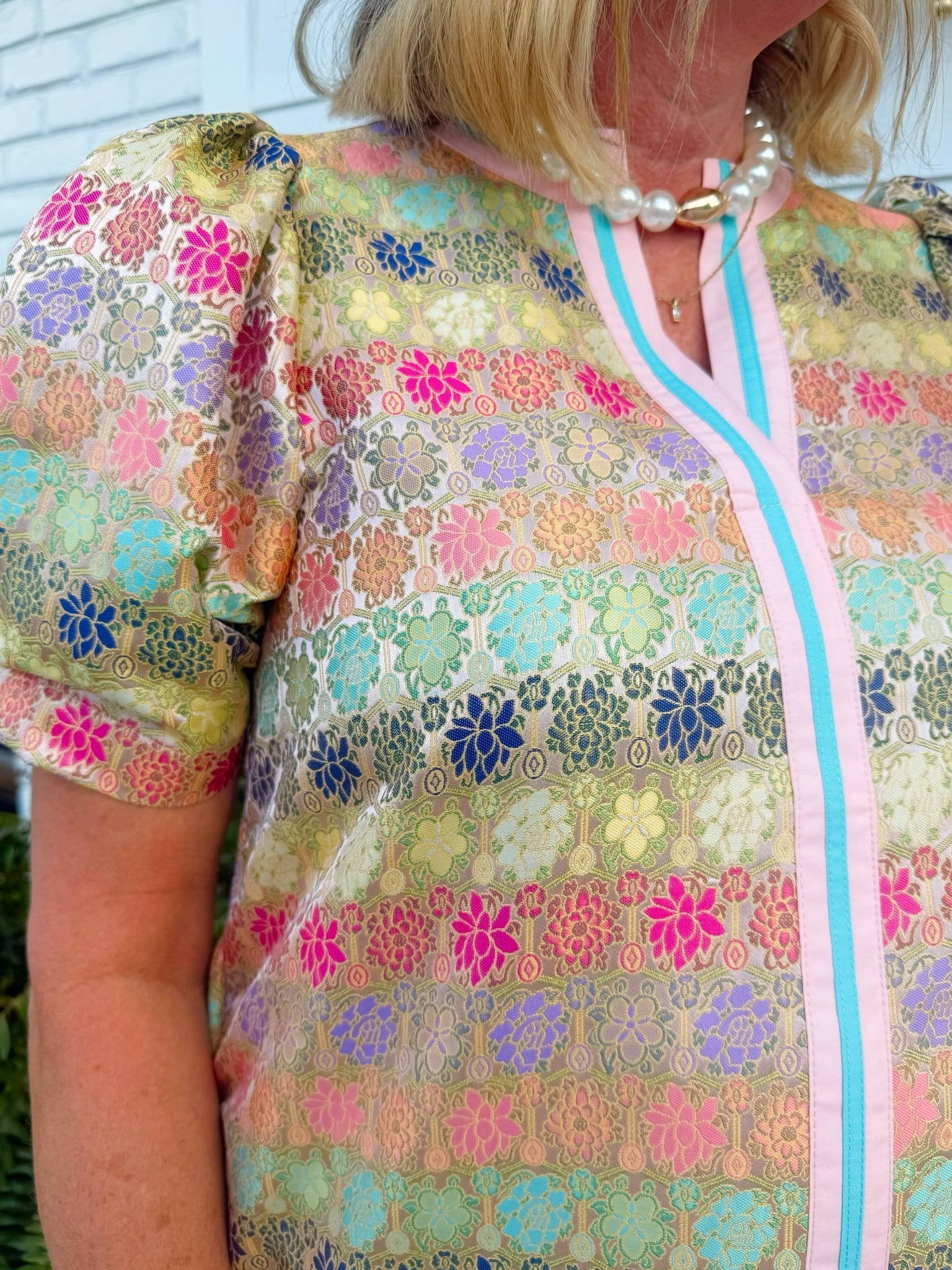 Sweet Magnolia Jacquard Dress - Jessi Jayne Boutique