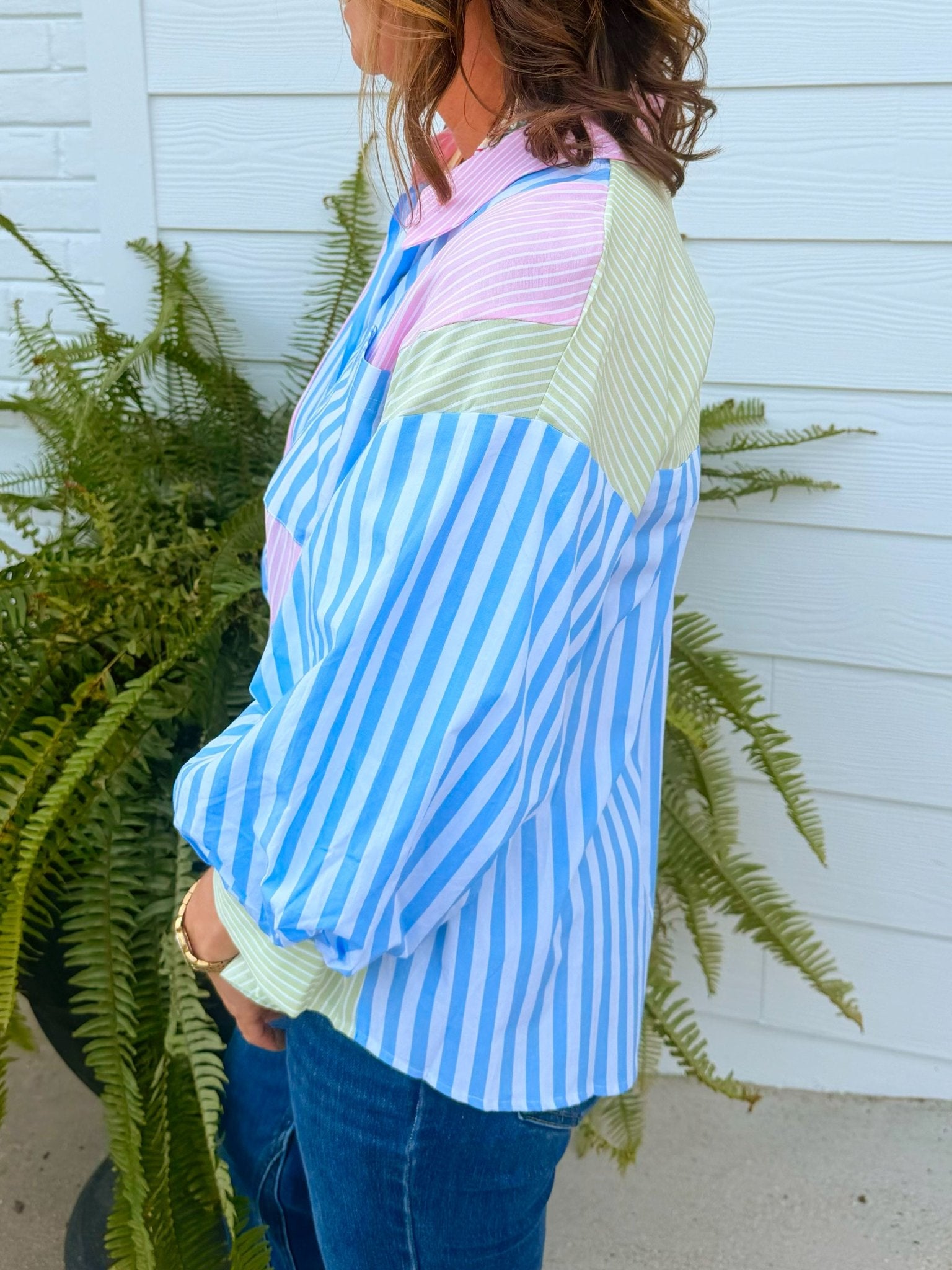 Candy Stripe Daydream Top - Jessi Jayne Boutique