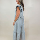 French Market Midi Dress - Jessi Jayne Boutique