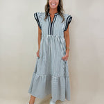 French Market Midi Dress - Jessi Jayne Boutique