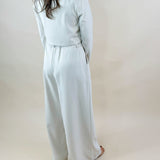 Tailored Elegance Cropped Blazer Wide - Leg Pants Set - Jessi Jayne Boutique