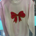 Christmas Bows Sand Sweatshirt - Jessi Jayne Boutique