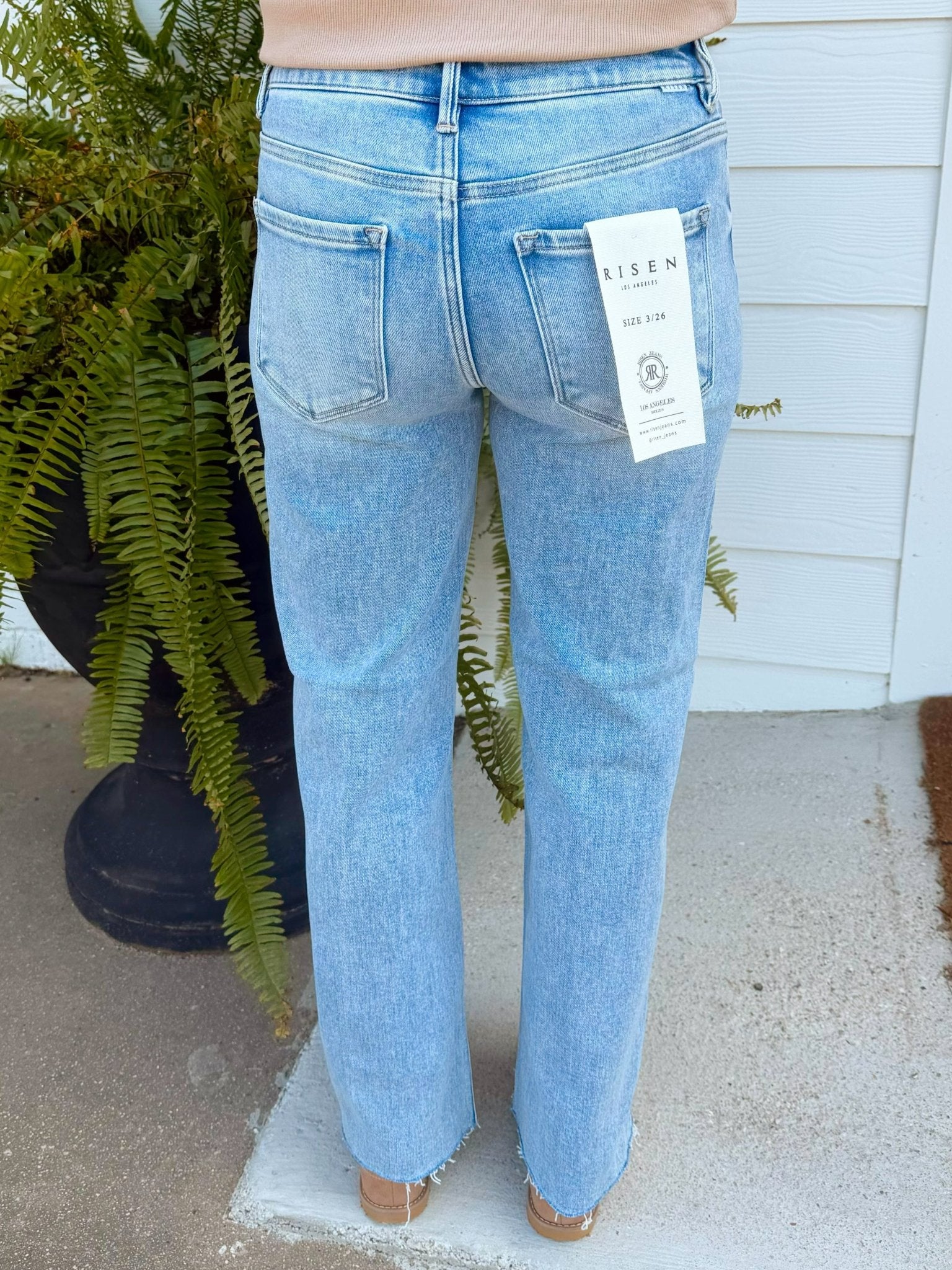 Risen Blue Skies Straight Jean - Jessi Jayne Boutique