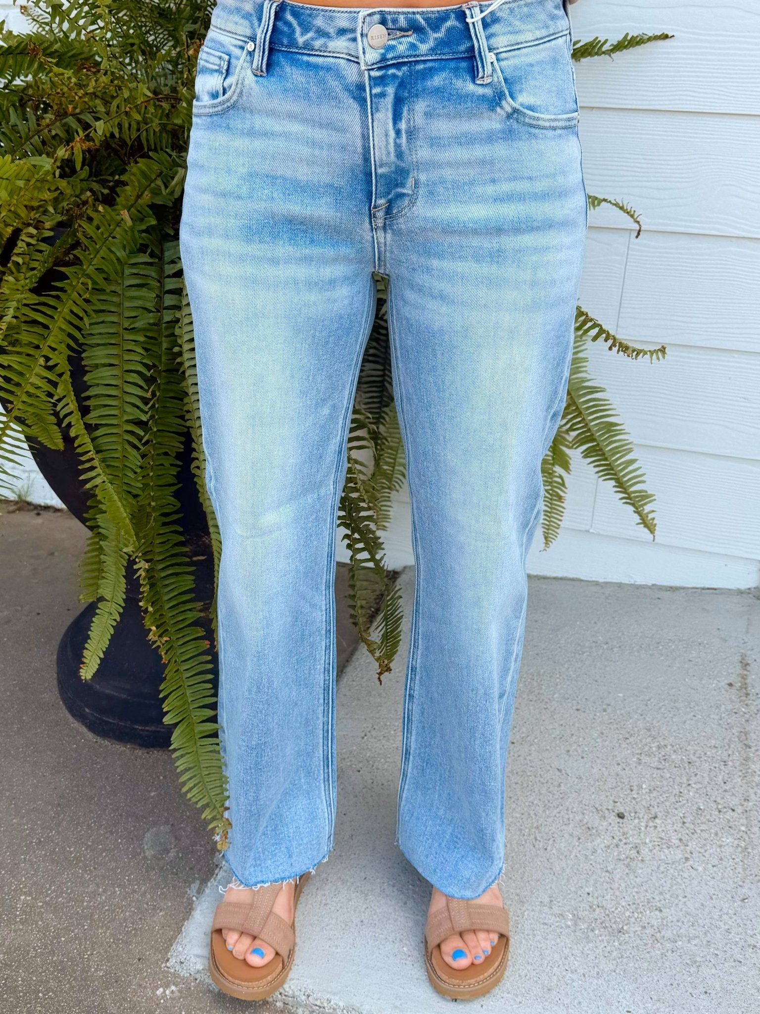 Risen Blue Skies Straight Jean - Jessi Jayne Boutique