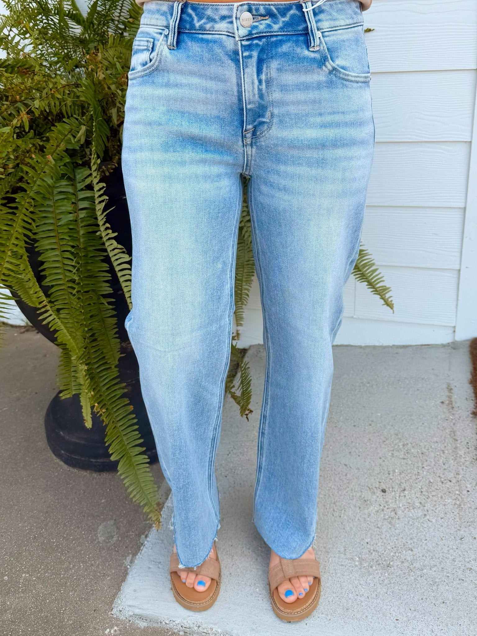Risen Blue Skies Straight Jean - Jessi Jayne Boutique