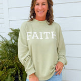 Faith Cloud Knit Sweatshirt