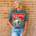 Wild West Cowboy Graphic Tee - Jessi Jayne Boutique