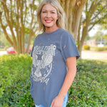 World Tour Bleach Splatter Graphic Tee - Jessi Jayne Boutique