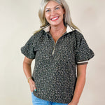 Wild Card Leopard Zip Top - Jessi Jayne Boutique