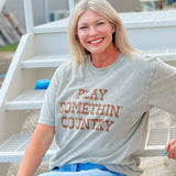 Play Somethin' Country Graphic Tee - Jessi Jayne Boutique