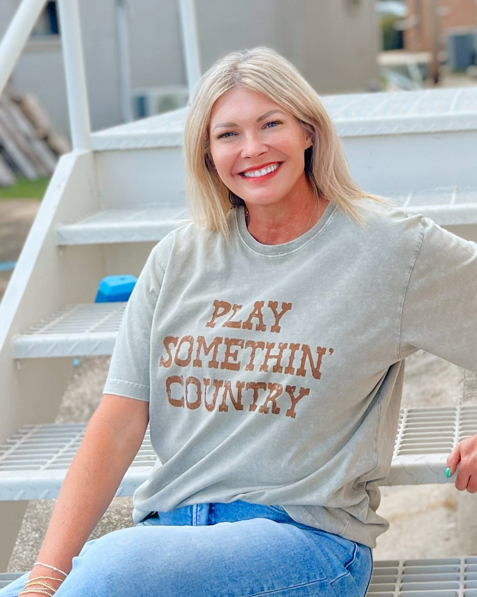 Play Somethin' Country Graphic Tee - Jessi Jayne Boutique