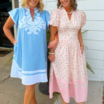 Bluebell Manor Linen Blend Dress - Jessi Jayne Boutique