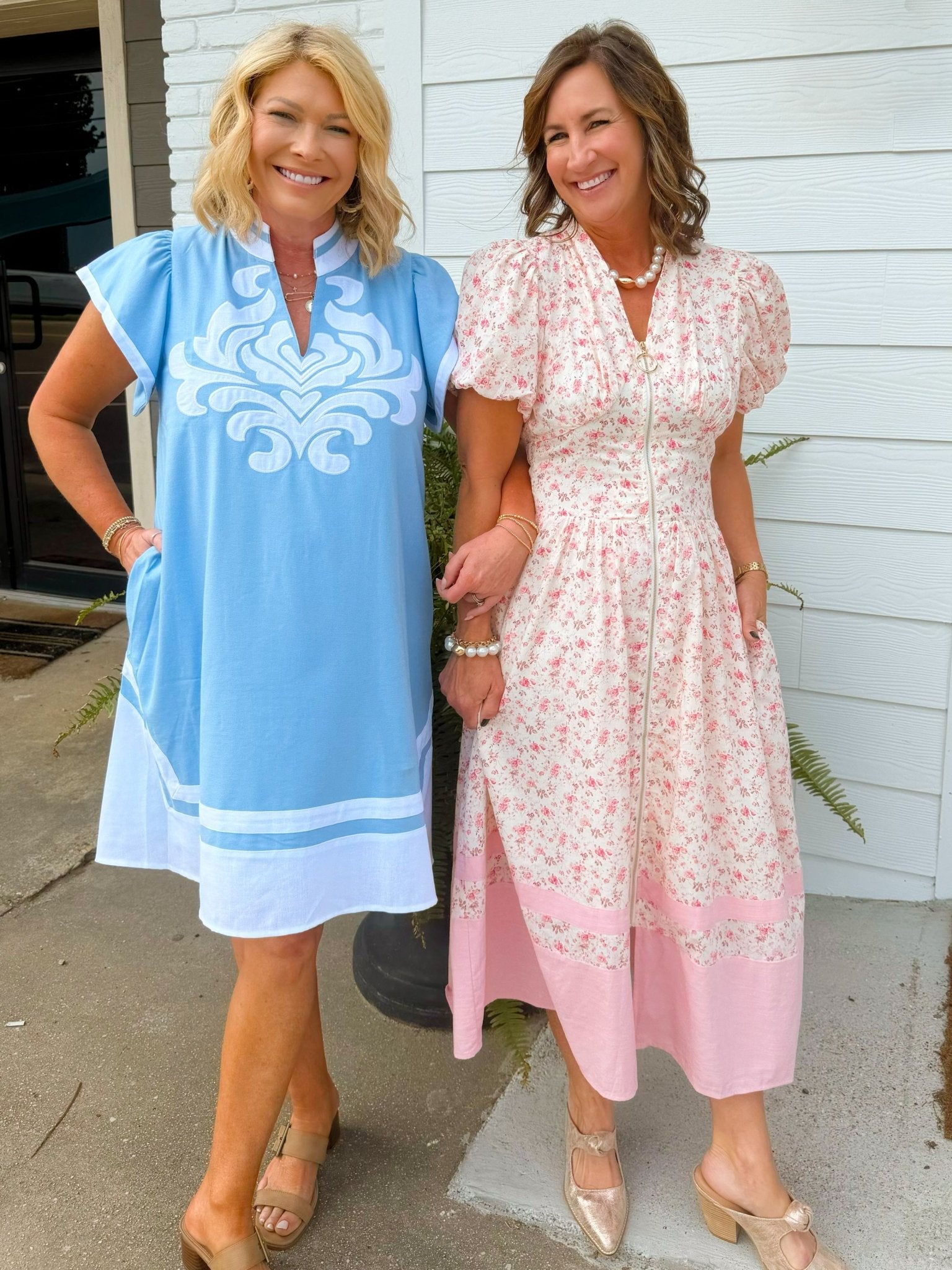 Bluebell Manor Linen Blend Dress - Jessi Jayne Boutique