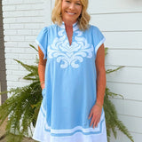 Bluebell Manor Linen Blend Dress - Jessi Jayne Boutique