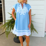 Bluebell Manor Linen Blend Dress - Jessi Jayne Boutique