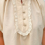 Camellia Charm Puff Sleeve Blouse - Jessi Jayne Boutique