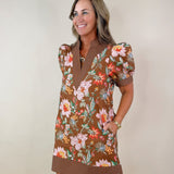 Autumn Garden Embroidered Dress - Jessi Jayne Boutique