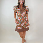 Autumn Garden Embroidered Dress - Jessi Jayne Boutique