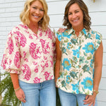 Raspberry Heirloom Blouse - Jessi Jayne Boutique