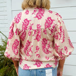 Raspberry Heirloom Blouse - Jessi Jayne Boutique