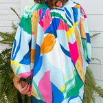 Confetti Coast Relaxed Blouse - Jessi Jayne Boutique