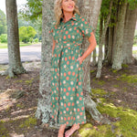 Daisy Belted Midi Dress - Jessi Jayne Boutique