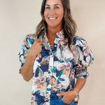 Magnolia Muse Floral Top - Jessi Jayne Boutique