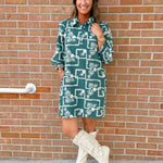 Garden Grove Embroidered Mini Dress - Jessi Jayne Boutique