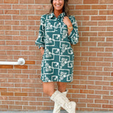 Garden Grove Embroidered Mini Dress - Jessi Jayne Boutique